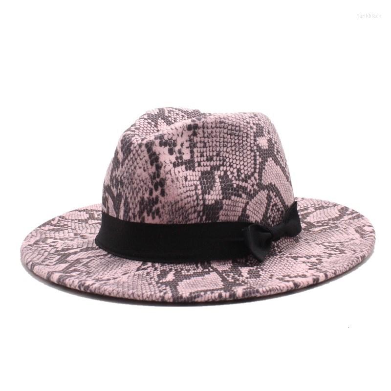 

Berets 2022 Winter Wool Fedora Hat For Women Felt Cap Wide Brim Ladies Trilby Men Panama Party Formal Top