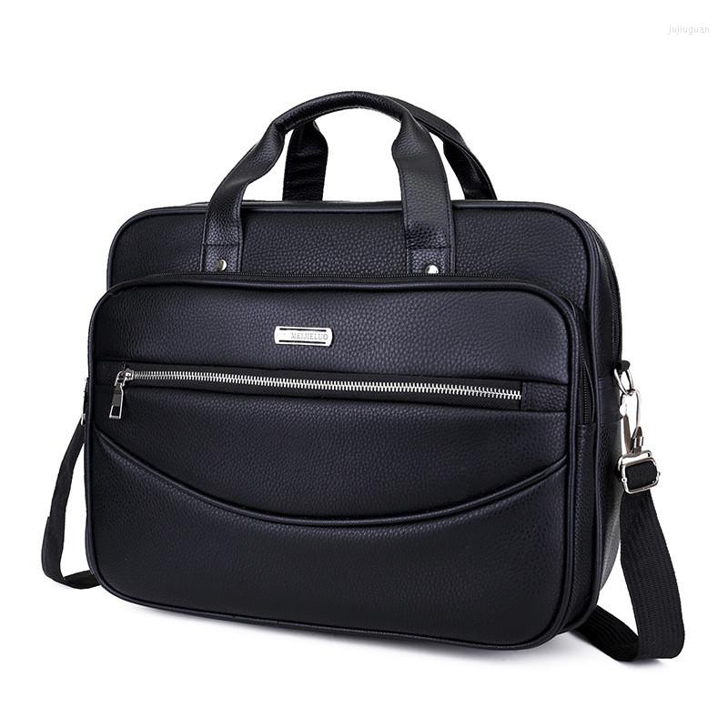 

Briefcases Men Laptop Tote Business Crossbody Bag Messenger Shoulder Bags For Travel Pc Leather Men's Handbag Cowhide, Design 1