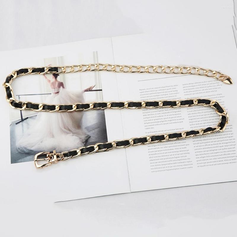 

Belts Fitted Portable Extended Length Contrast Color Men Waist Strap Clothes Ornament, Silver