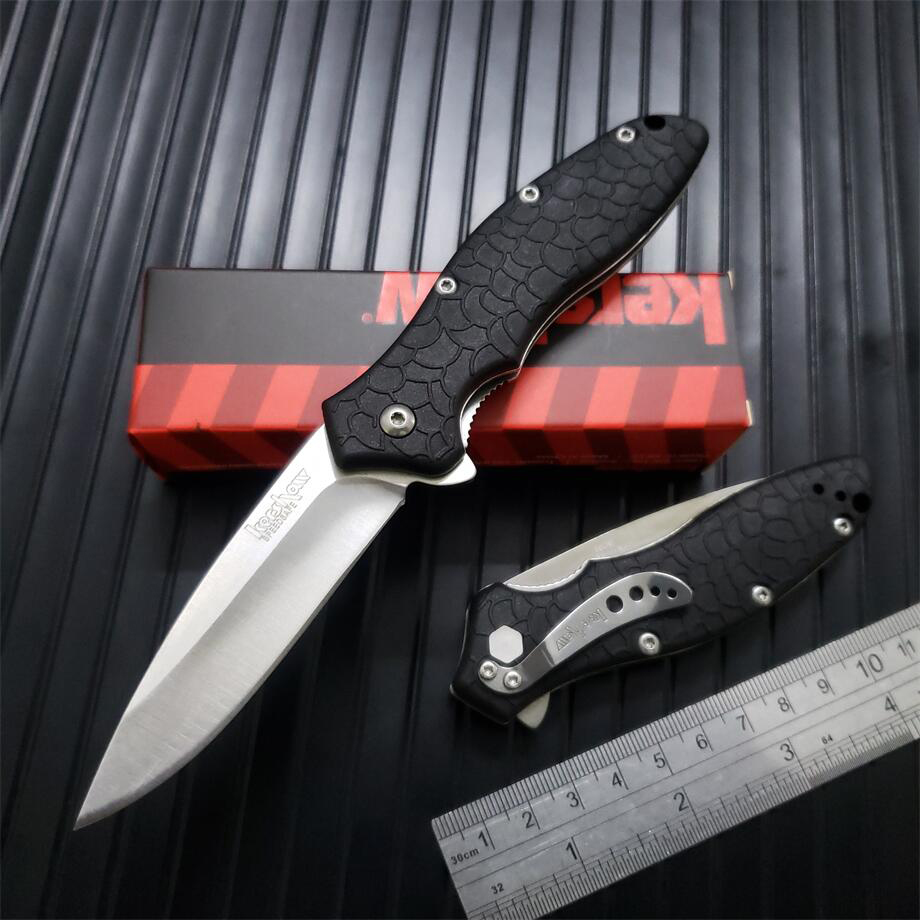 

OEM Kershaw 1830/1830s Oso Sweet Assisted Flipper Knife 3.1" Satin Plain Blade Nylon Fiber Handles Outdoor Camping Survival Pocket Knives EDC 1730/1730SS 1660 tools