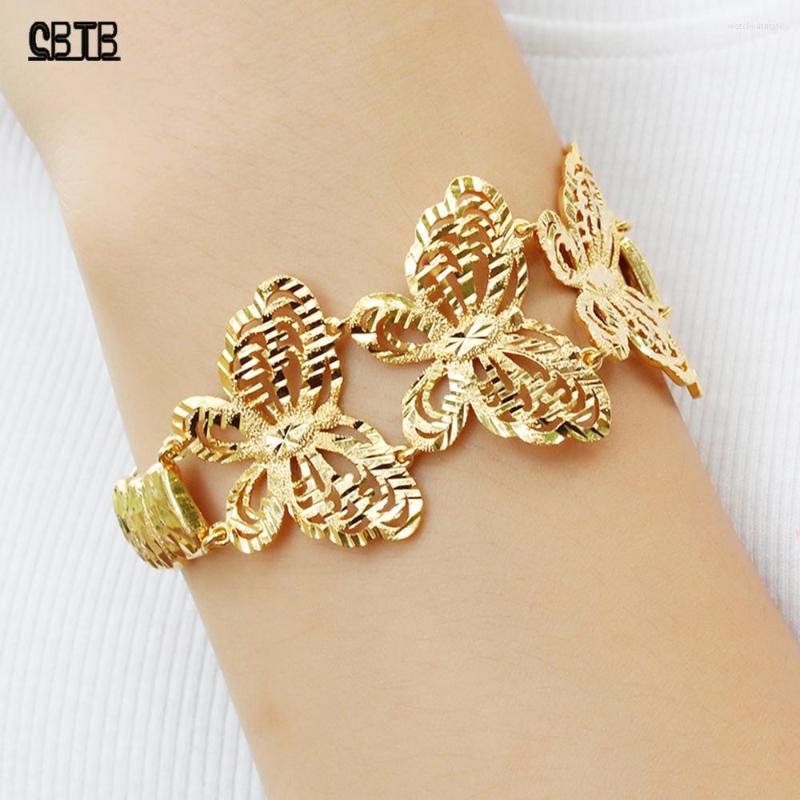 

Charm Bracelets Bracelet For Women Muslim Islamic Big Butterfly Romantic Wedding Jewelry Party Accessories Gift Wholesale