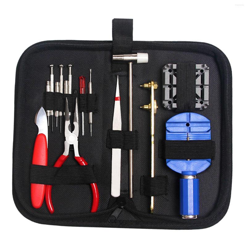 

Watch Repair Kits 16Pcs Tool Kit Band Link Remover Back Case Opener Portable Durable For Battery Replacement Home Use