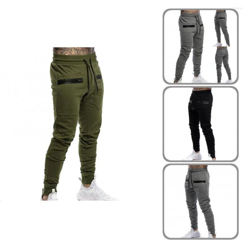 

Men's Pants Casual Trousers Stretchy Comfy Ankle-Length Mid Waist Men Sports Training For Camping, Dark gray