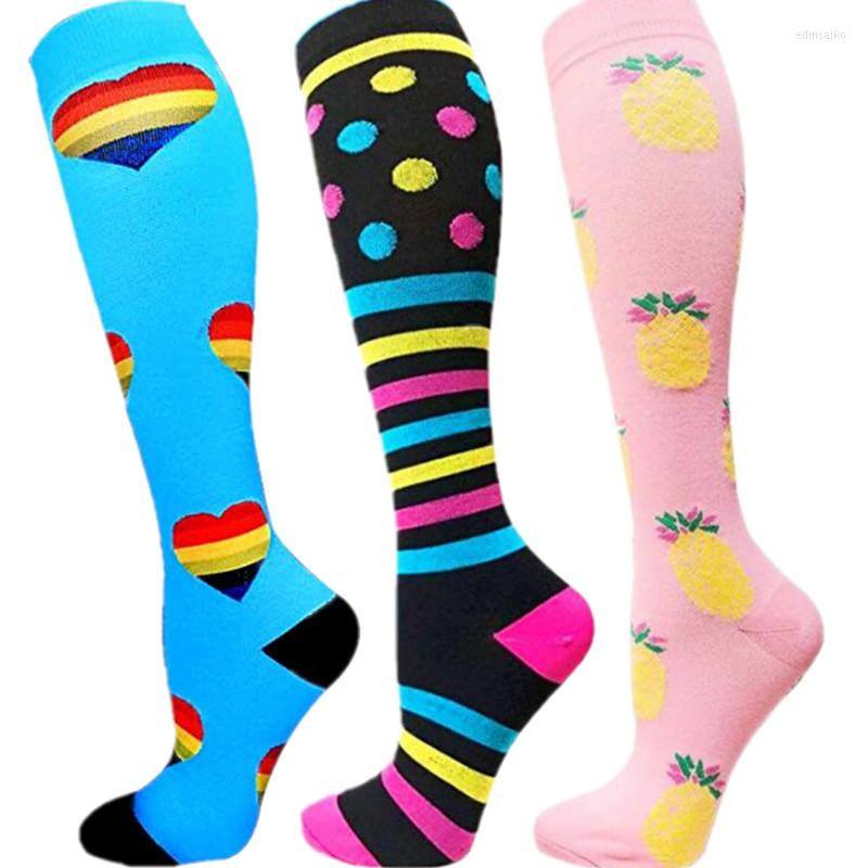 

Men's Socks Men Women Compression Fit For Golf Sports Anti Fatigue Pain Relief Knee Stockings Travel Crossfit, Qys001-14