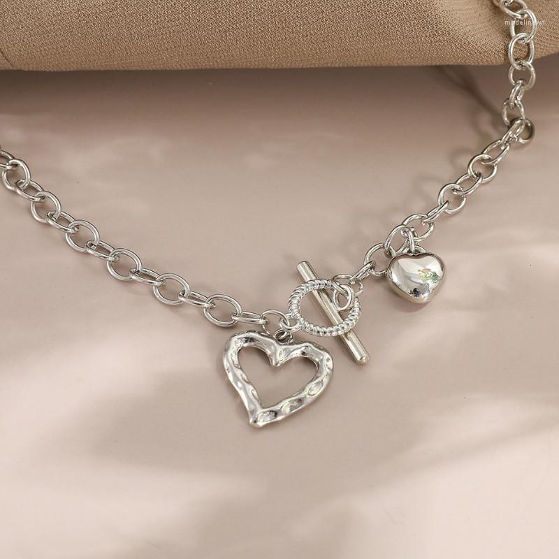 

Chains Women Exquisite Hollow Love Pendant Simple Necklaces Jewelry Gift