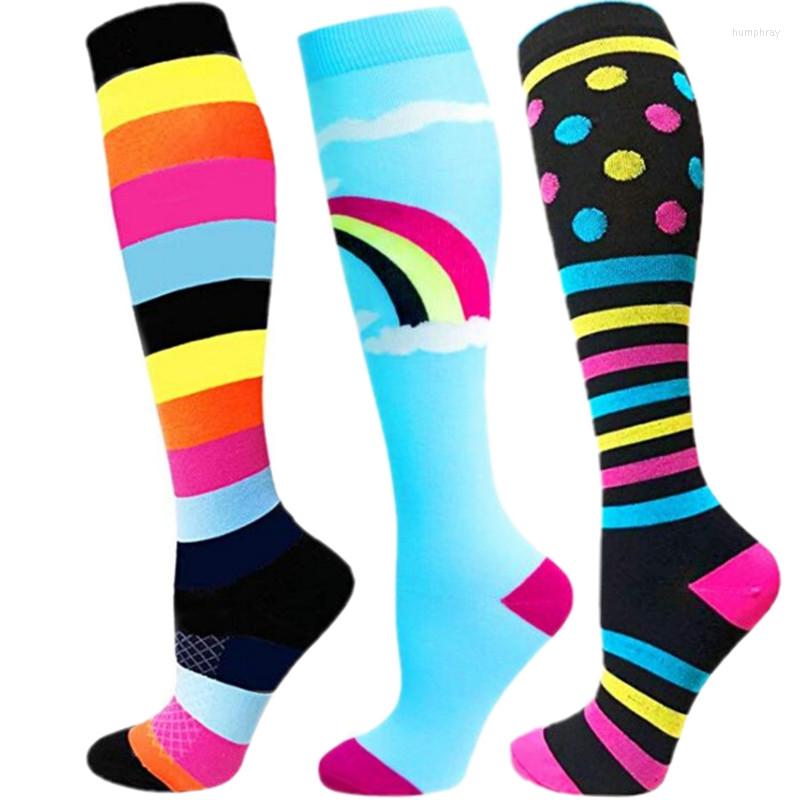 

Men's Socks 24 Styles Men Women Compression For Golf Hockey Anti Fatigue High Stocking EU 39-47