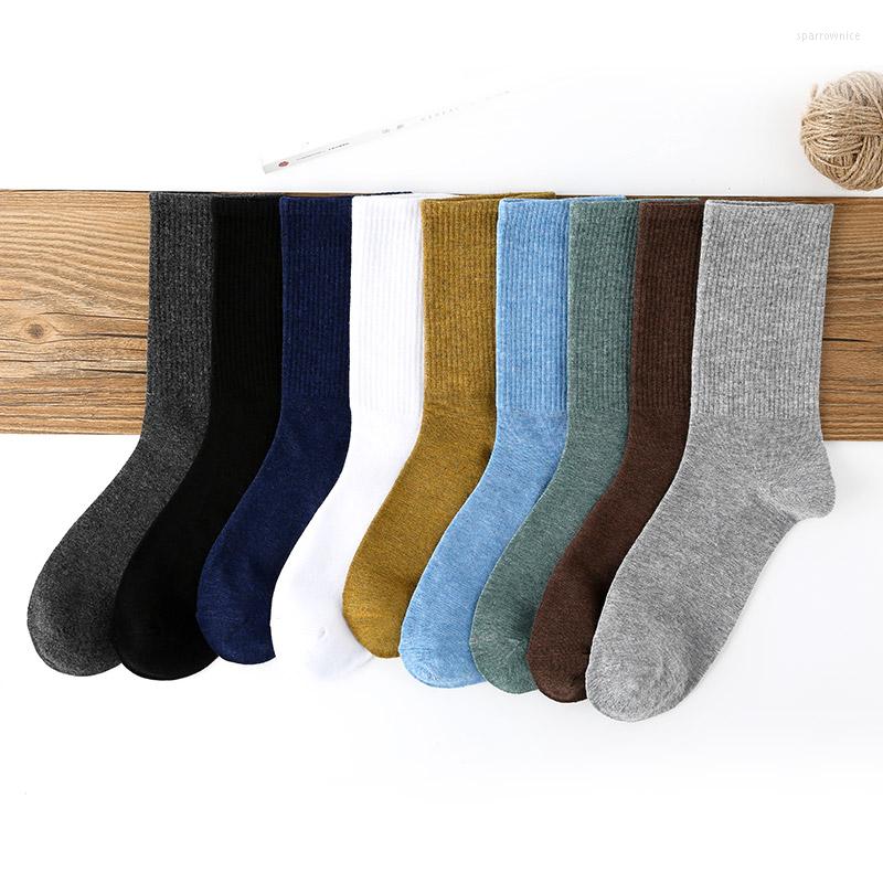 

Men's Socks Unisex Autumn Winter 5 Pairs Comfortable Breathable Middle Tube Solid Multiple Color Fashionable, Xzfdd00105003