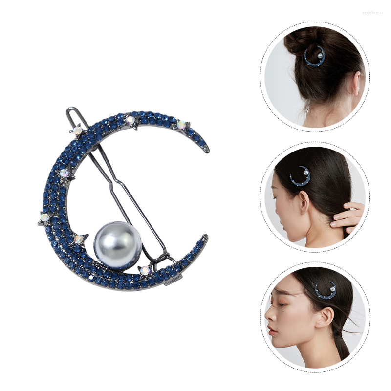 

Bandanas 1pc Hairpin Fine Durable Useful Rhinestone Studded Hair Clamp Accessories Clip