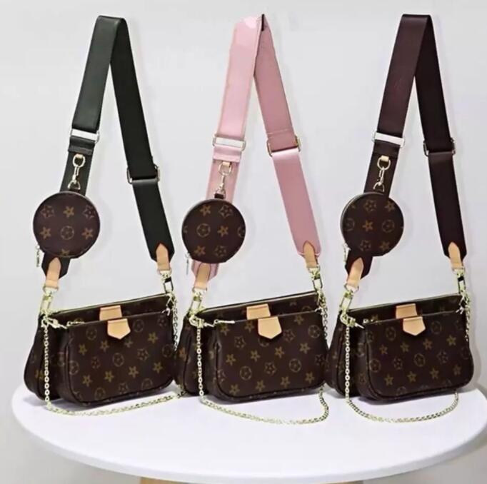 

Designer three-piece set Lady Famous Cross Body Shoulder Bags Practical Casual Light Hasp Flap Wallets Women Interior Compartment Popular Shopping Handbags 6, 123