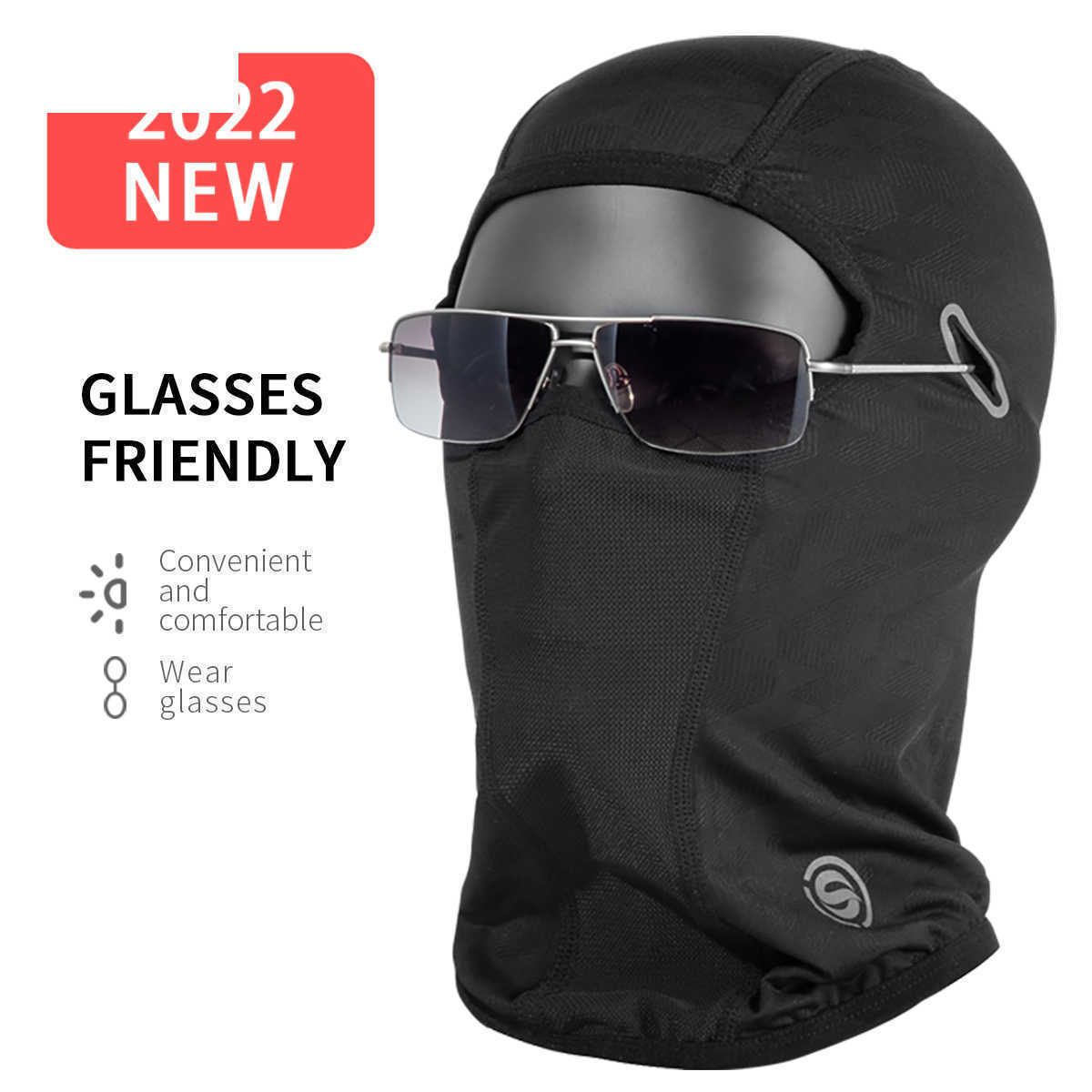 

Motorcycle Mask Balaclava Summer Full Face Visor Helmet Liner Bicycle Riding Fishing Scarf Headgear UV-Protection Glasses Holes