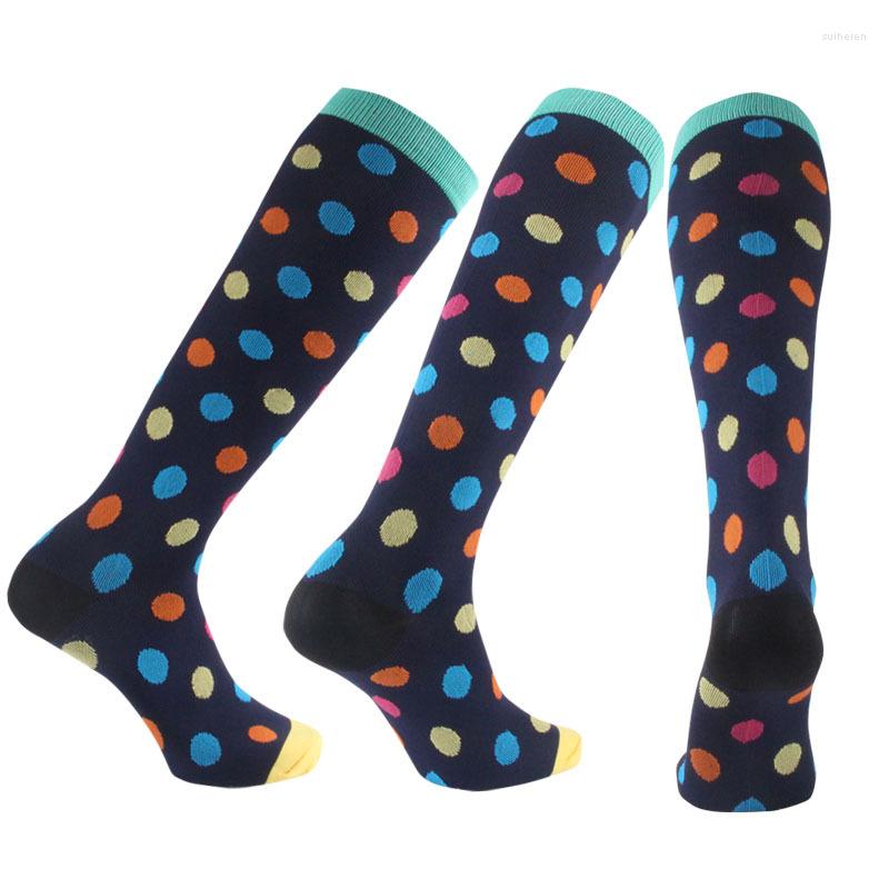 

Men's Socks Men Women Compression Fit For Sports Cycling 15-30 MmHg Black Anti Fatigue Pain Relief Travel, 36