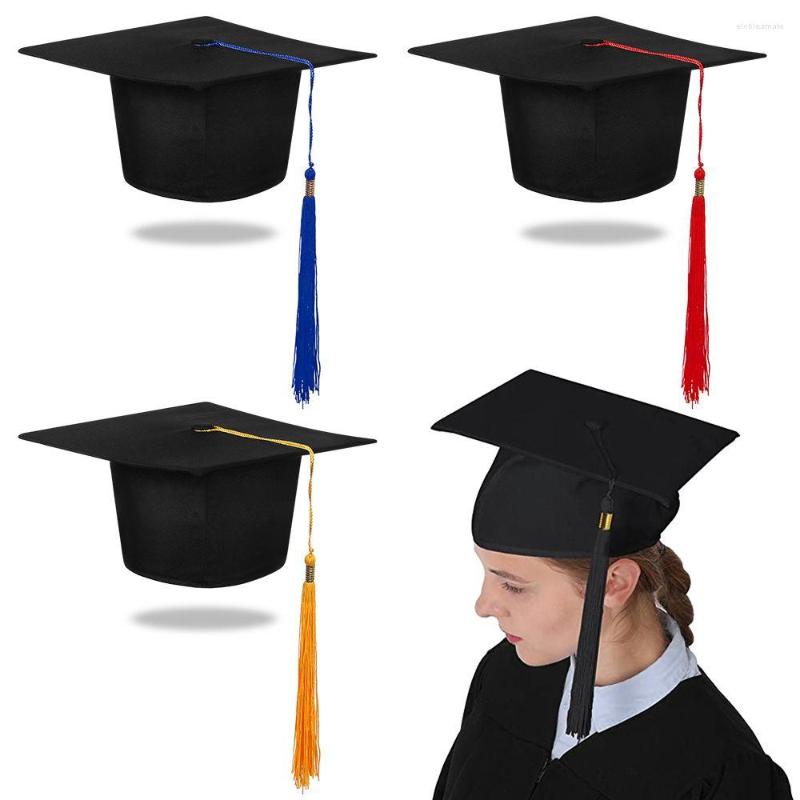 

Berets University Degree Ceremony High School Graduation Hat Academic Mortarboard Cap 2022 Happy