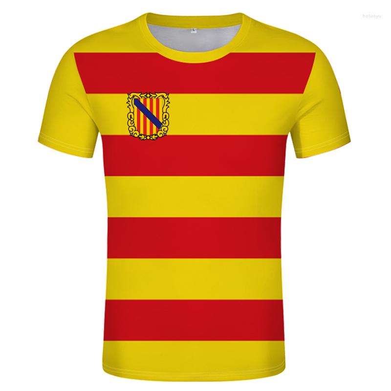 

Men's T Shirts ISLAS BALEARES Shirt Free Custom Made Name Number Palma T-shirt Print Flag Word Mao Magaluf Sant Antoni Spain Spanish 0, Style 6