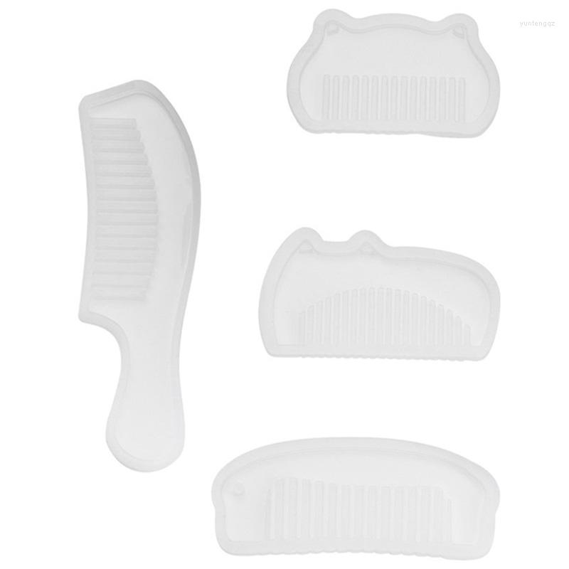 

Jewelry Pouches 4 Pcs/Set Comb Series Art Silicone Diy Hand Craft Epoxy Resin For Making Tools