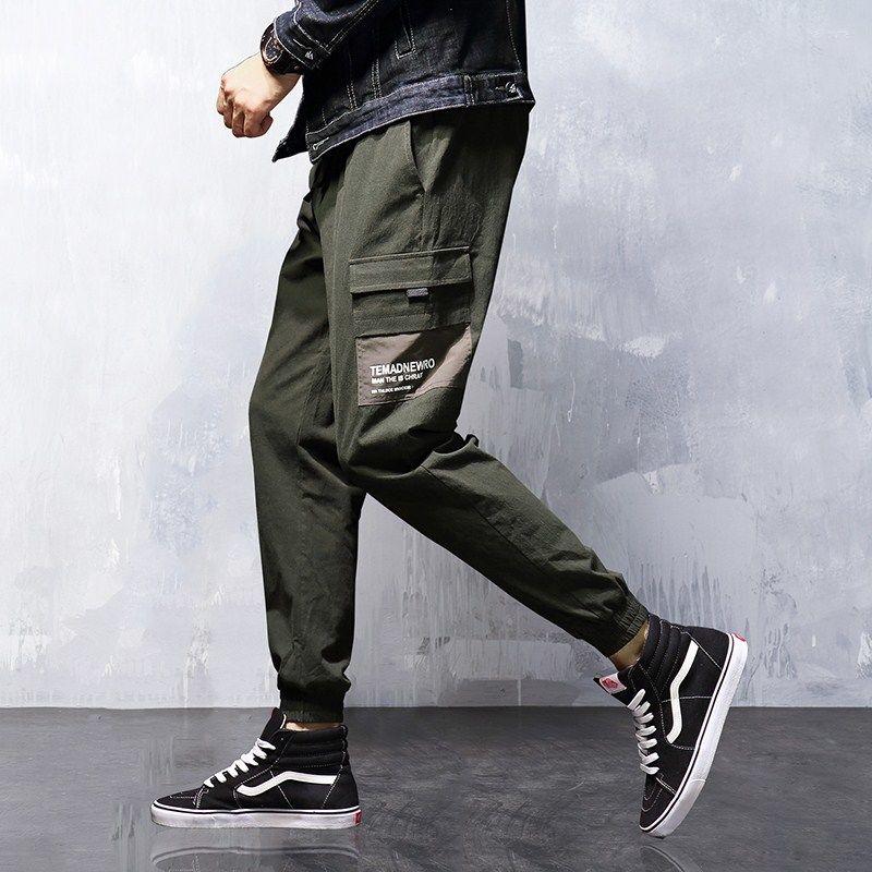 

Men's Pants Men Size XXXL 3XL Spring Summer Straight Pant Cotton Wear Comfortable Warm Trousers Male Clothing, 19