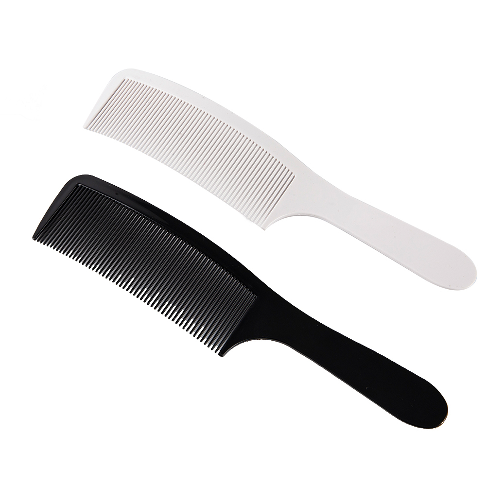 

Hair Brushes Black Curved Shaver Clipper Cutting Comb Barber Flat Top Anti static Salon dressing Brush 221119