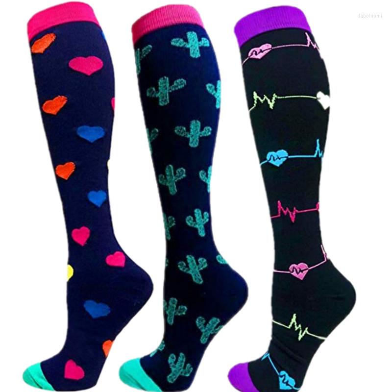 

Men's Socks 9 Styles Women Compression Men Hiking Running Cycling Fit For Diabetic Varicose Veins Travel, Qysz06-24