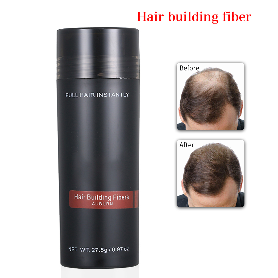 

27.5g Hair Building Fiber Applicator Powder Spray Anti Hair Loss Concealer Thicken Hair Regrowth Keratin Powders