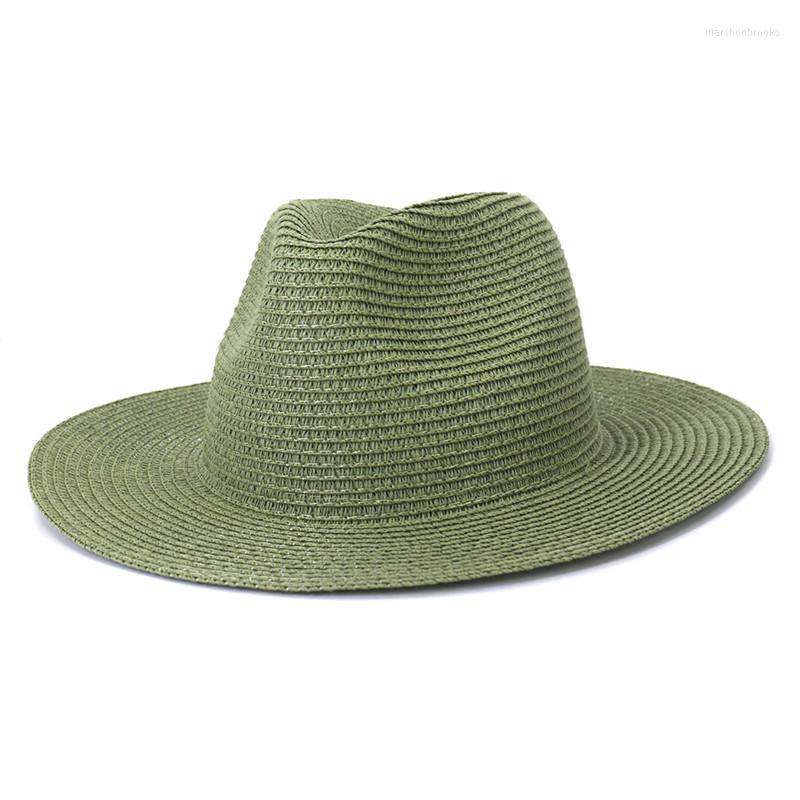 

Berets 5pcs Summer Beach Hat Women Men Straw Hats Jazz Panama Caps Outdoor Travel Holiday Sun Protective Cap Woman Man Sunhat Sunhats, Random mix colors