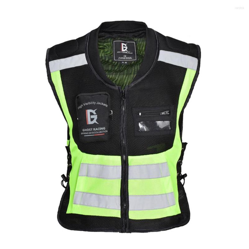 

Motorcycle Apparel High Visibility Reflective Waistcoat Commuting Jacket