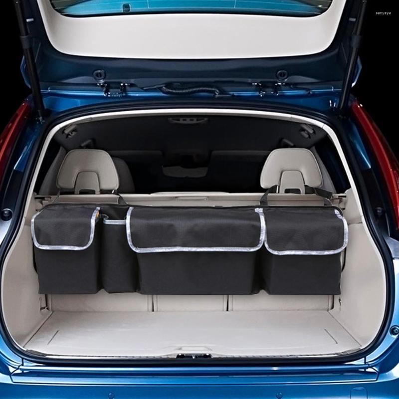 

Car Organizer Rear Seat Multi Pockets Sundry Storage Bag Vehicle Trunk Accessory Interior Accessories