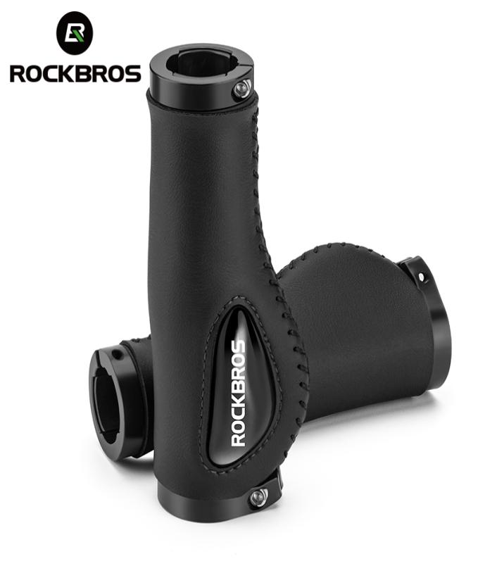 

Bike Handlebars Components ROCKBROS Cycling Handlebar MTB Bicycle Grips Double Lock Rubber Antiskid Shockabsorbing Soft Accessor5942314