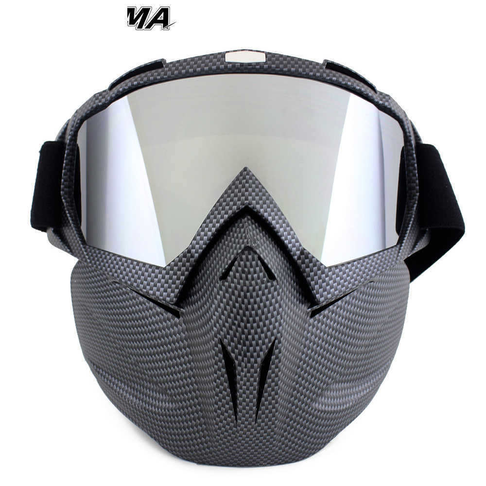 

Windproof Motorcycle Mask Full Face Protective Tactical Mask Dustproof Durable Ski Mask Face Shield For Motocross Biker Military