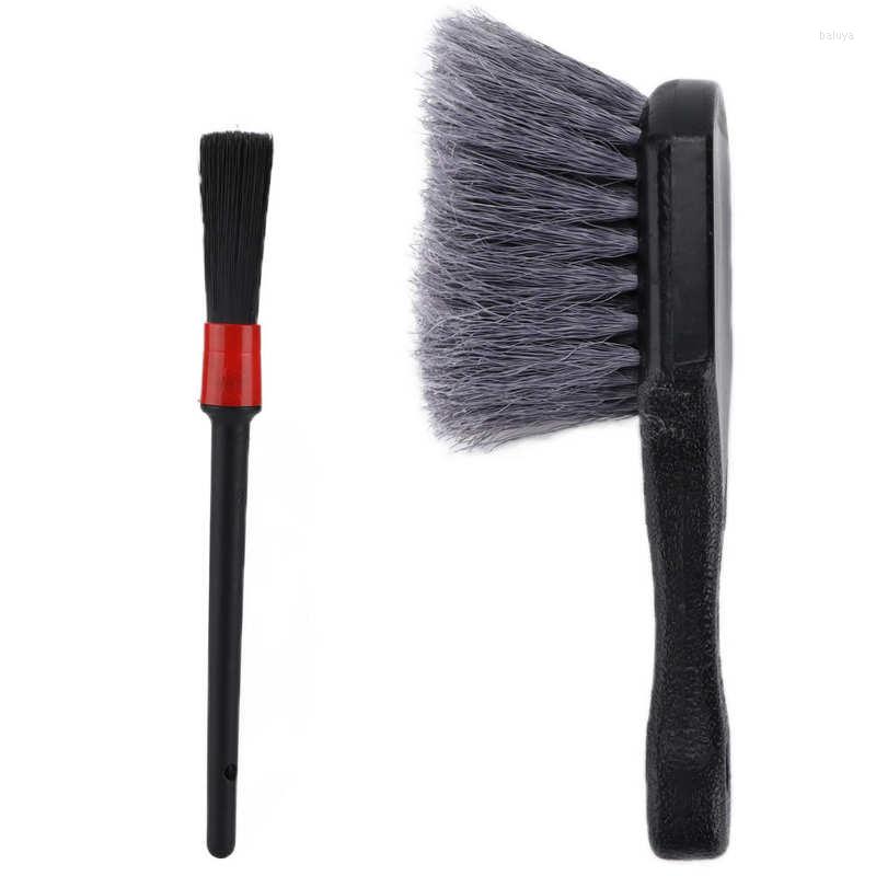 

Car Washer Cleaning Brush Set Wheel Wet Dry Dual Use For Home Office