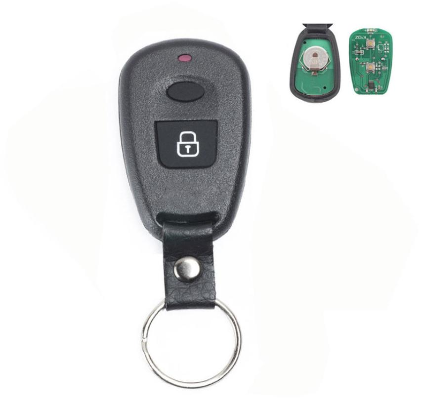 

Button Remote Car Key Control Fob 433Mhz for Hyundai Old Elantra Santa Fe7157718, Black