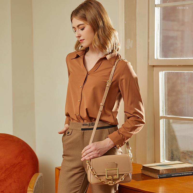 

Evening Bags High-end Leather Shoulder For Women 2022 Fashion Luxury Chain Handbags Simple All Match Crossbody Elegant Purses, Yellow