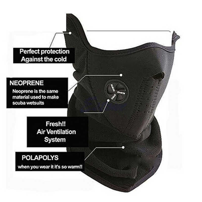 

Unisex Motorcycle Warm Mask Neck Warm Snowboard Bike Riding Mask Scarf Accessories Windproof Outdoor Sports Ski Cycling Bicycle
