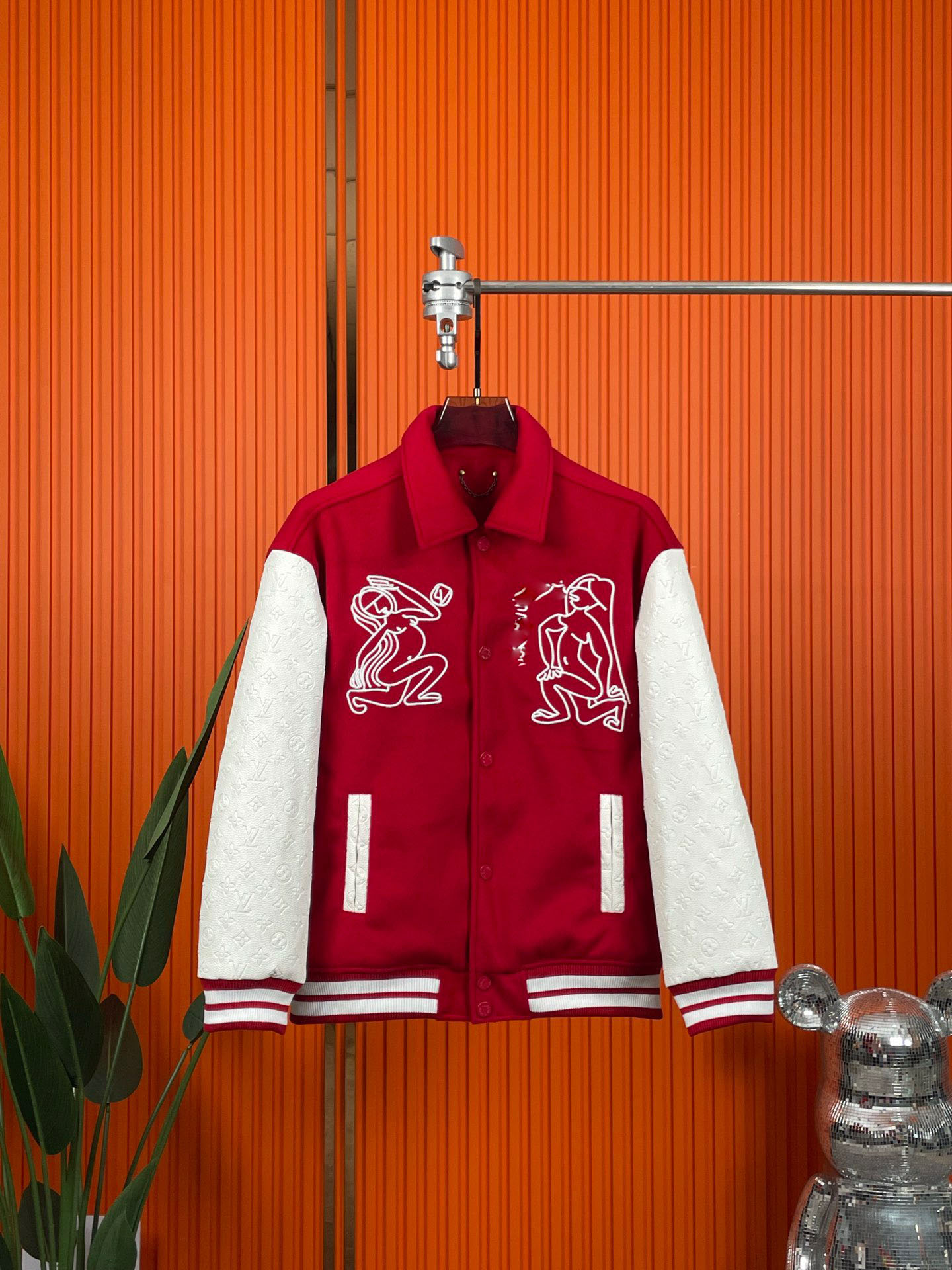 

Designer Mens Jackets Clothing France Brand Bomber Baseball uniform jacket men s Outerwear coat Fashion hombre Casual Street coats 008