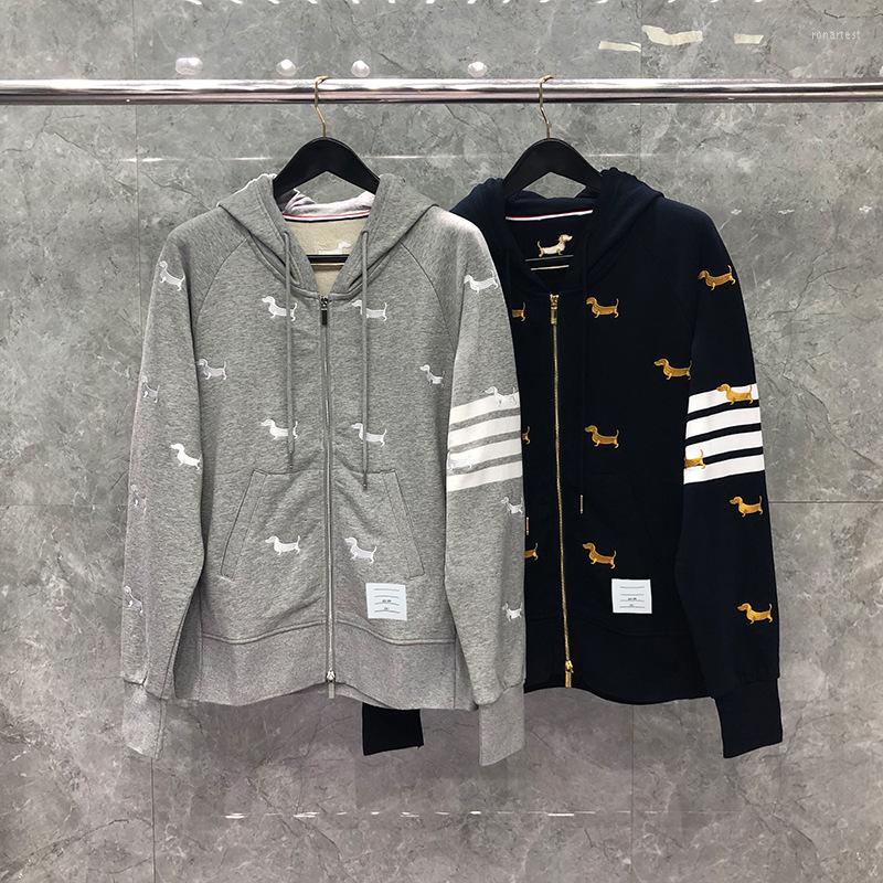 

Men's Hoodies 2022 Fashion Brand Hooded Clothing Puppy Embroidery Jacket Men Sweatshirts Cotton Casual Loose Sports Coat, Blue
