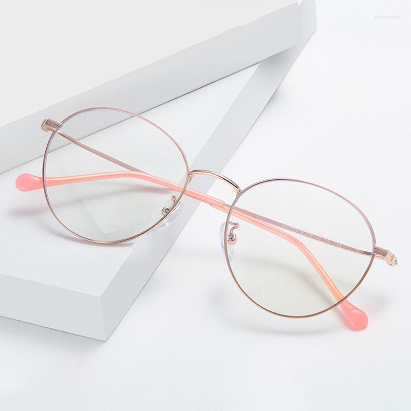 

Sunglasses Frames Arrival Korea Style Full Rim Metal Frame Glasses For Man And Woman With Anti-Blue Light Lenses Optical Eyewears