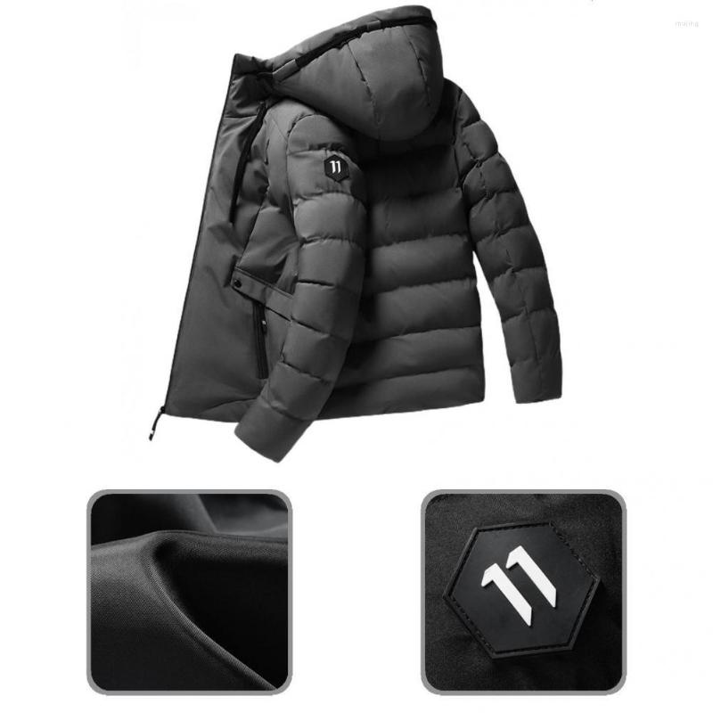 

Men's Down Jacket Solid Color Great Skin-friendly Quick Dry Winter Quilted, Blue