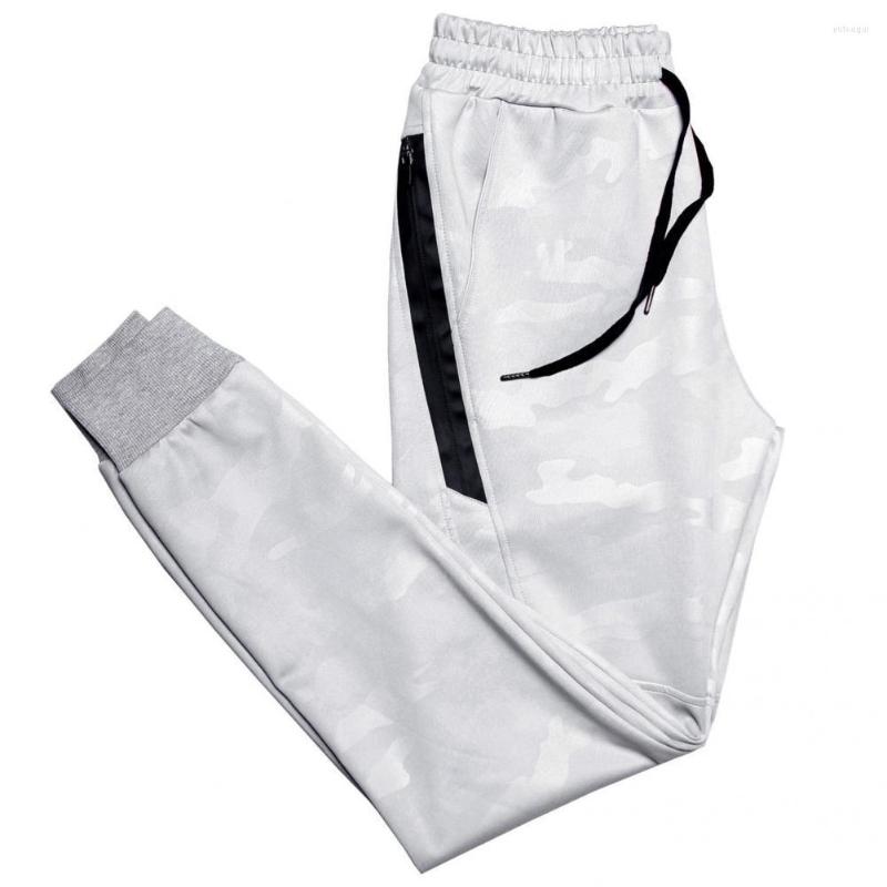 

Men' Pants Joggers Deep Crotch Simple Slim Camouflage Print Mid Waist Male Sweatpants, Green