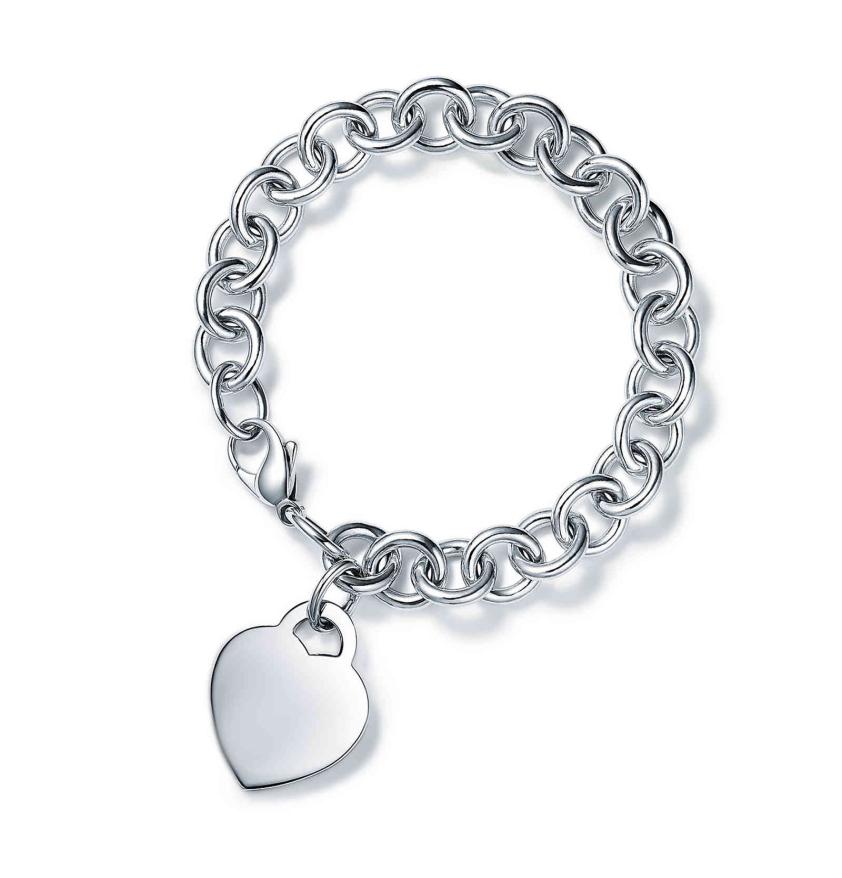 

2021 New Wholale 925 Sterling Sier Heart Tiff Bracelet for High Quality Tif Jewelry2106712
