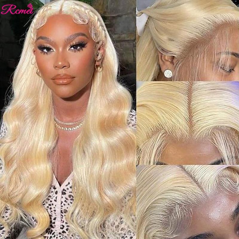 

Honey Blonde 13x4 Lace Front Human Hair Wig HD Transparent Frontal Brazilan Body Wave Pre-Plucked 150%, Picture shown
