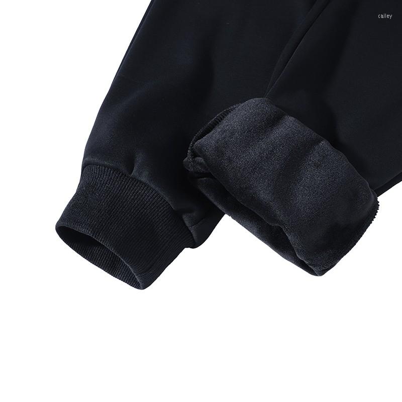 

Men's Pants 2022 Autumn Winter Plus Velvet Cotton Warm Trousers Sportswear Jogging Men Fitness Tracksuit Stretch Oversized M-8XL, Dark grey open cuff