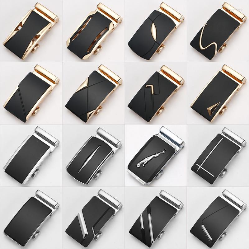 

Belts 3.5cm Automatic Buckle For Men Luxury Business Jeans Girdle Accessories Fashion Leisure Alloy Metal Black Belt Male