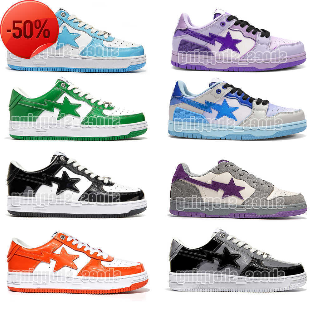 

bapestas baped mens casual shoes bapesta SK8 Sta Designer camo black white green red orange camouflage men women trainers sports