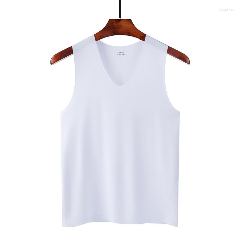 

Men's Tank Tops Vest Men's Sports Fitness Sleeveless Bottoming Top Men Gym Clothing Fashion 2022, Navy blue