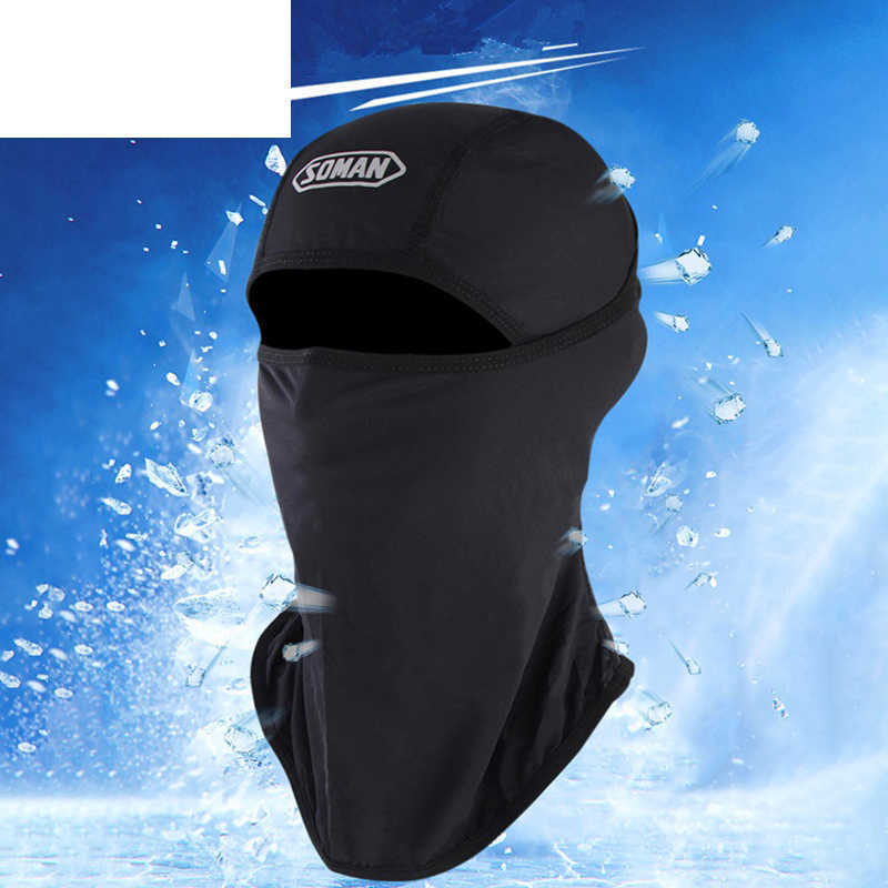 

SOMAN Ice Silk Face Mask Summer Breathable Balaclava Face Shield Motorcycle Riding Motocross Cycling Masks