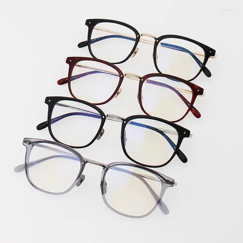 

Sunglasses Frames Retro Eyewear Men And Women Fashion Square Style NEAL Reading Myopia Prescription Eyeglasses Brand Glasses Frame Random
