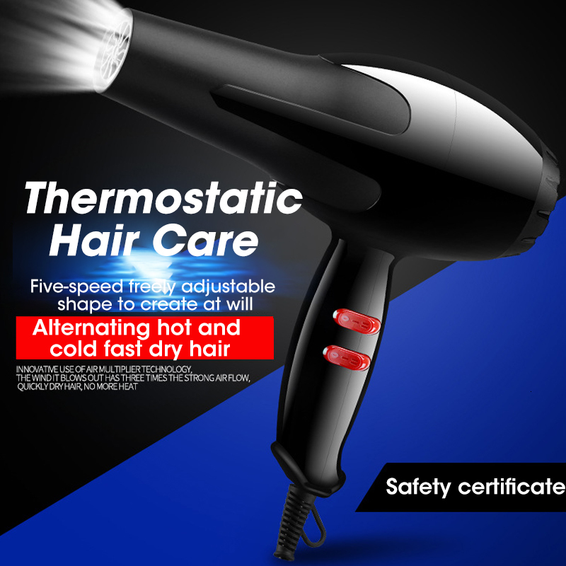 

Hair Dryers Professional 220V EU Plug Cold Wind Blow dryer For Salon Home Travel Pet Style Tool 221119
