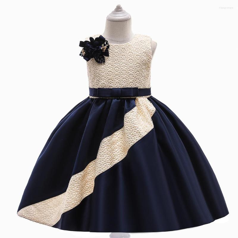 

Girl Dresses Arrival Girls Birthday Gown Tutu Princess Dress Flower Children Clothing Kids Party Clothes, L5238-a
