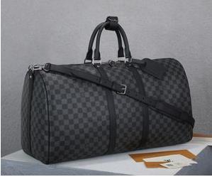 

2023 High quality duffle bag women travel bags Totes baluggage luxury designer bag men pu leather handbags large cross body 55cm, St-1