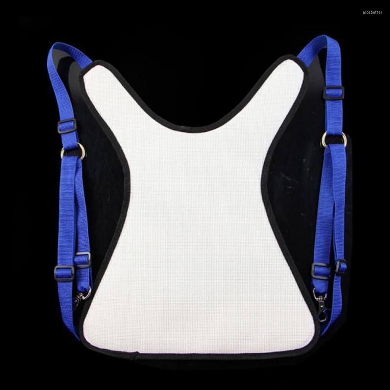 

Hunting Jackets High-quality Fishing Rod Holder Vest Belt Waist Lightweight Gear, White blue