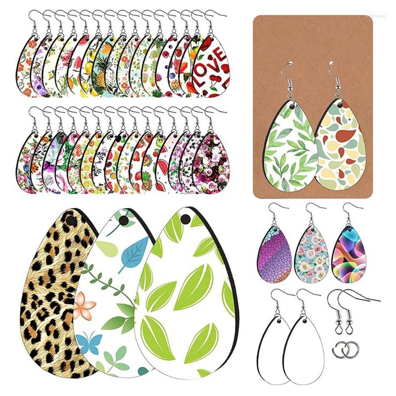 

Dangle Earrings 250 Pcs Sublimation Earring Blanks Printing Unfinished Teardrop Heat Transfer Pendant