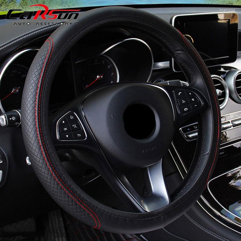 

Steering Wheel Covers Cover Braid On The Cubre Volante Auto Car Accessories